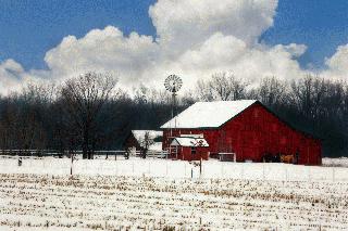Tipton County Winter Scene