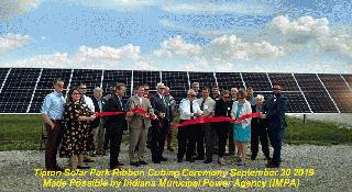 Tipton Solar Park Ribbon Cutting Ceremony Sept 30 2019